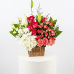 بوكيه ورد أبيض ناعم | Soft White Rose Bouquet