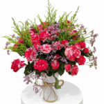 باقة ورد وردي قبعة تخرج | Pink Graduation Roses Bouquet